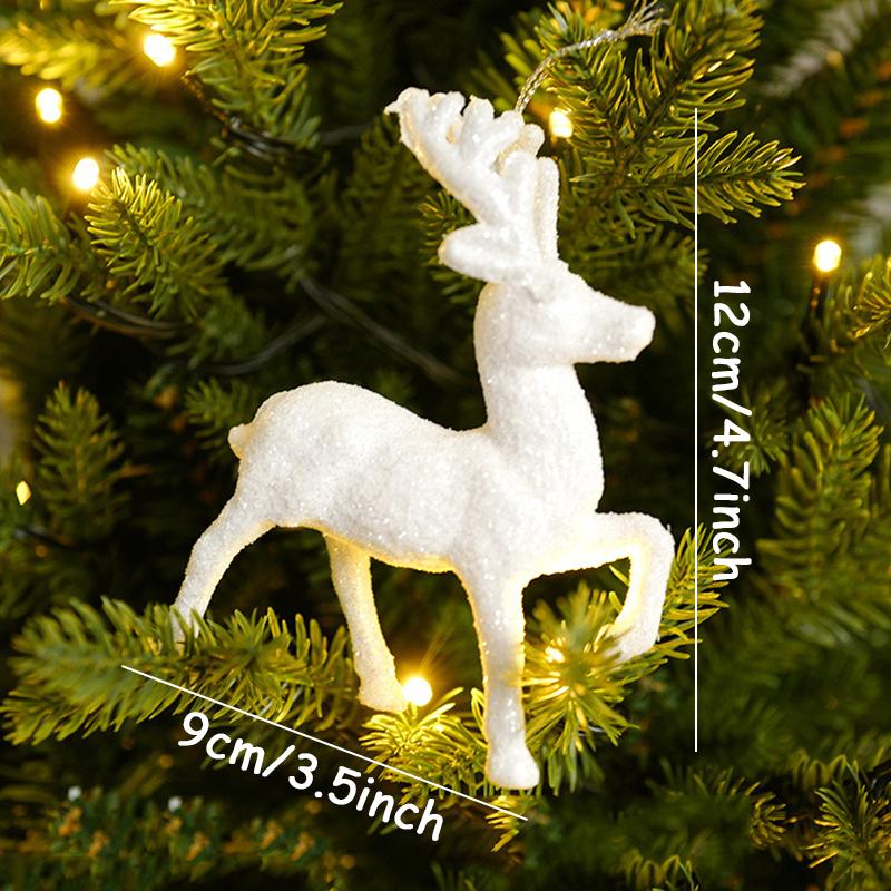 1/2/3pc Sweet Angel Snowflake High Heel Pendants Christmas Tree Decorations New Year Xmas Gift Navidad Ornament Home Party Decor