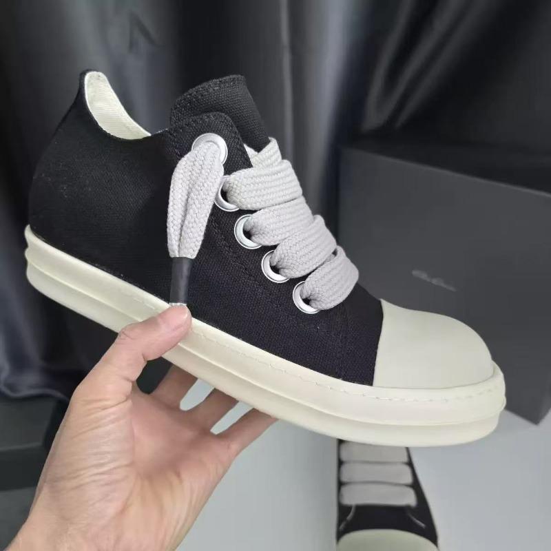 

Толстые шнурки мужские и женские низкие парусиновые кеды, новые дышащие толстые подошвы увеличивают рост, трендовые повседневные черно-белые кеды для скейтборда 35