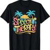 Speech Therapy Slp Beach Vacation Spring Summer Therapist T Shirt