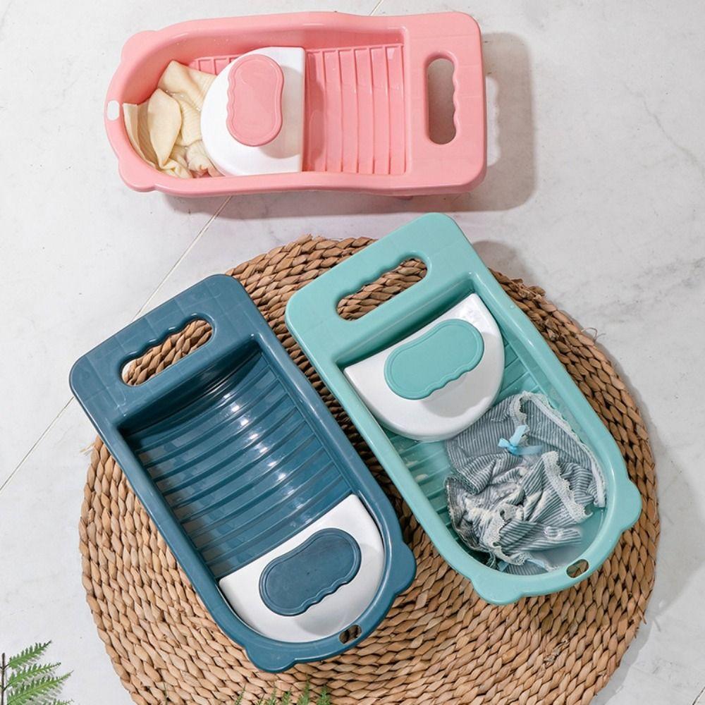 Kreativní protiskluzové prkno na praní Zesílené plastové prkno na praní Přenosná prkna na drhnutí Byt