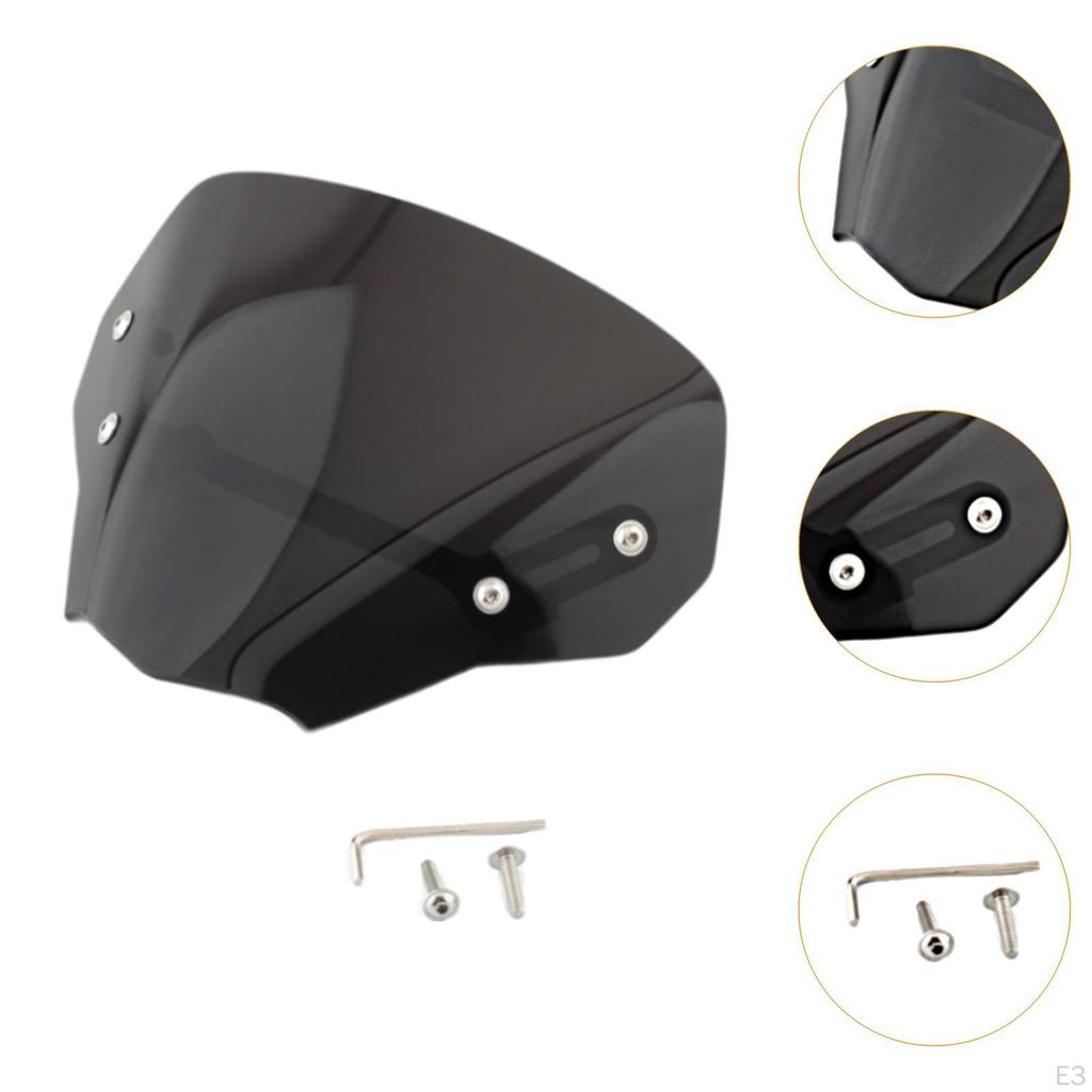 Front Windshield Visor Motorbike Accessory Easy to Install Multipurpose Fashion Utility Decor