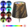 LED Table Lamp Rechargeable RGB Bottle Lamp 2000mAh Dimmable Cordless Bottle Light for Bedroom Restaurant & Bar Christmas Gifts