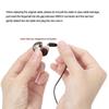 3.5mm Wired Earphones Cable Detachable Replacement Headphone Cord