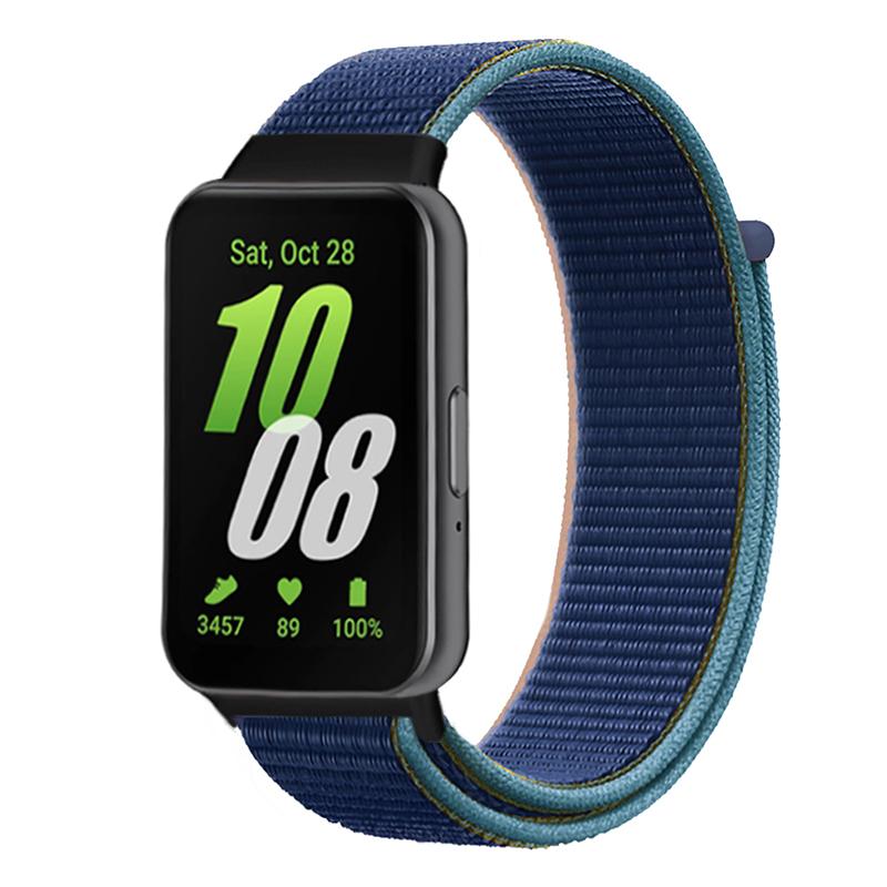 Sportowy nylonowy pasek do Samsung Galaxy Fit 3 Akcesoria Oddychający Regulowany Zamienny correa bracelet galaxy fit3 band
