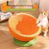 Round Summer Cat Bed & Scratcher: Sisal, Non-Shedding, Wear & Scratch-Resistant