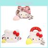 Sac à dos en peluche Hello Kitty Pour Filles et Adolescentes Avec Grand Espace de Rangement et Bretelles Confortables