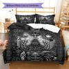 Masonic Freemason Pattern Bedding Quilt Set Quilt Cover Pillowcase Home Decoration Birthday Gift (1 * duvet cover + 2 * pillowcase, without core)
