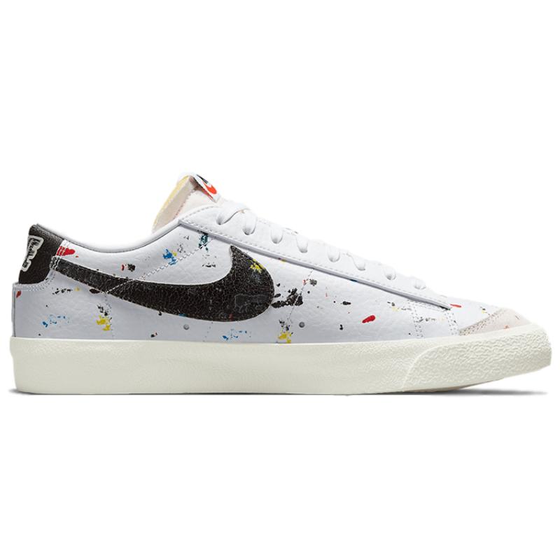 Nike Blazer Low 77 Paint Splatter Sneakers Skateboard Shoes DJ1517-100