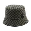Universal chemistry Side Thunder Border Check Khaki Bucket Hat checks