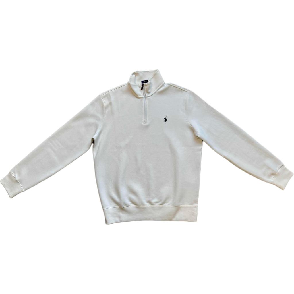 Polo Ralph Lauren Double-Sided Knit Quarter-Zip Pullover Long Sleeve Sweatshirt Men sweatshirt 710905382-019