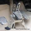 Universal Stainless Steel Anti-Theft Car Lock: Clutch, Accelerator, and Brake Protection for All Vehicles.