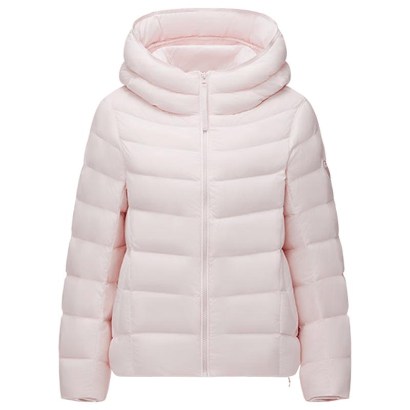 Tamboer Women's Lightweight Hooded Short Down Jacket