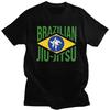 Custom Brazilian Jiu Jitsu BJJ Martial Art T Shirt Men Short Sleeves 100% Cotton T-shirt Casual Tee Tops Streetwear Tshirt