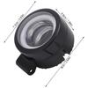 LED Fog Light Auxiliary Lamp 4D Double Lens 20W with   for Motorcycle ATV Truck Boats