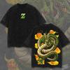 Shenron Eternal Dragon Seven Stars Pump Cover Oversized Vintage Wash Heavyweight Graphic Tee