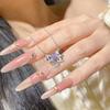 Clear Sky Princess Bow Necklace - S925 Sterling Silver, Elegant & Versatile Clavicle Chain for Women