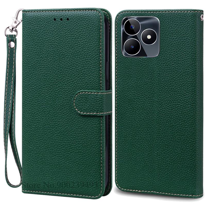 Pouzdro peněženka/flipový kryt z umělé kůže pro Realme C53, pouzdro z umělé kůže pro OPPO Realme C53 C 53, pouzdro na telefon Realme C53, pouzdro a kryt