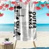 OBX Print Beach Towel, Large Soft Quick Dry Towel for Beach Camping Swimming
