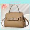 Street Style Small Square Shoulder Bag With Zipper Closure For Women