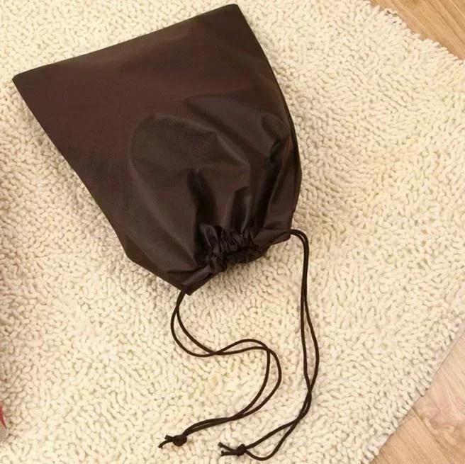Practical New 10 Pcs Household Shoe Dust Cover Non-woven Fabric Dust Proof Drawstring Storage Bag Household Daily Necessities