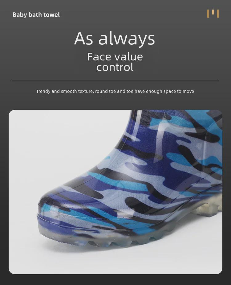 Herr 45 cm Extra Höga Vattentäta & Oljebeständiga Arbetskängor med Extra Tjock Sula över Knäet