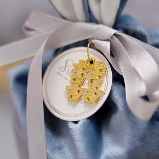 Aufbewahrungshalter Hasenohren Design Dekorative Samttasche Ostergeschenktasche Für Ostern