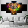 A man 5 Piece HD Wallpapers Art Canvas Print modern Poster Modular art painting for Living Room Home Decor