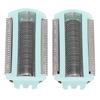 2pcs Foil Head Electric Trimmer Replacement Heads Wet and Dry Use Ladies Trimmer Head Replacement for BRL130 BRL140