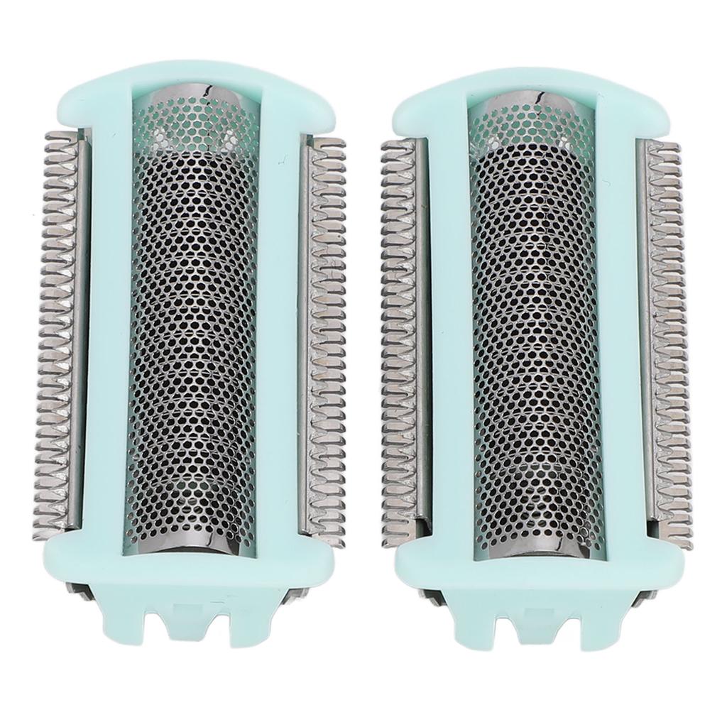 2pcs Foil Head Electric Trimmer Replacement Heads Wet and Dry Use Ladies Trimmer Head Replacement for BRL130 BRL140
