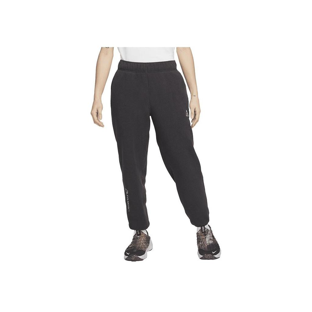 Nike Solid Color Mid-Waist Jogger Pants Women Bottoms Black CV0615-060