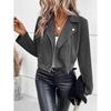 Heißverkaufende kurze Wildlederjacke Top im europäischen und amerikanischen Stil