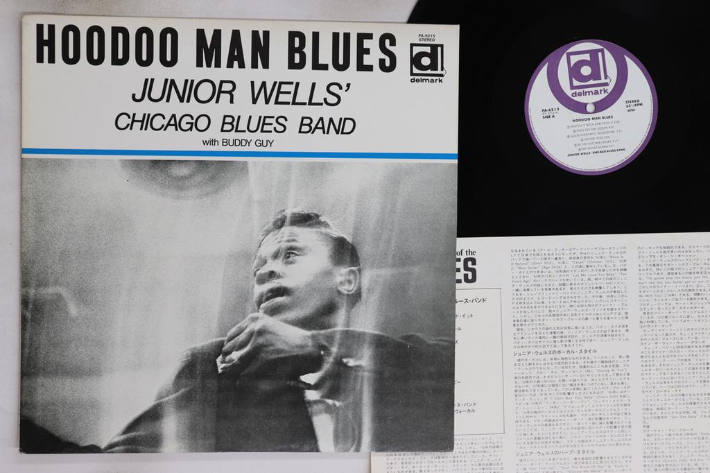 LP Record JUNIOR WELLS - Hoodoo Man Blues PA6215 DELMARK Japan Blues Used