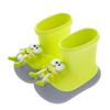 Waterproof and non-slip new cute frog children's rain shoes boys girls babies kindergarten children's rain boots