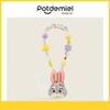 New Potdemiel Honey Jar Cute Judy Nick Strawberry Bear Mobile Phone Decorative Chain Jewelry Bag Pendant Rope Wrist Gift