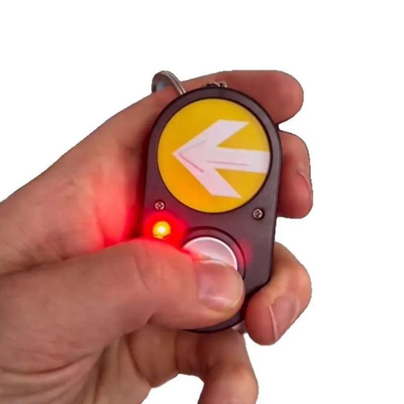 

Australian Sidewalk Traffic Light Button Keychain with Sound Creative Decoration Gift Key Holder Funny Accessory Hanging Pendant