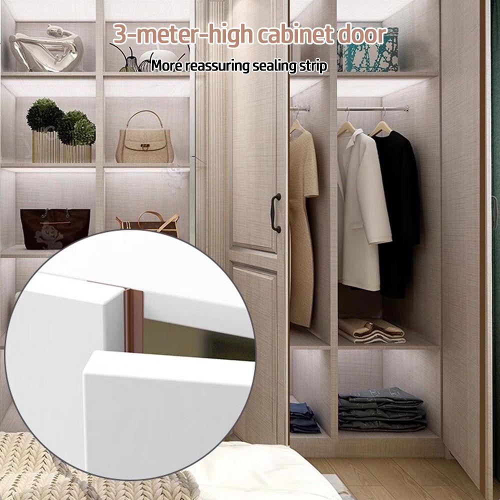 Self-Adhesive Cabinet Door Dust Strips TPE Gap Filling Strip New Blackout Strip  Insect-proof