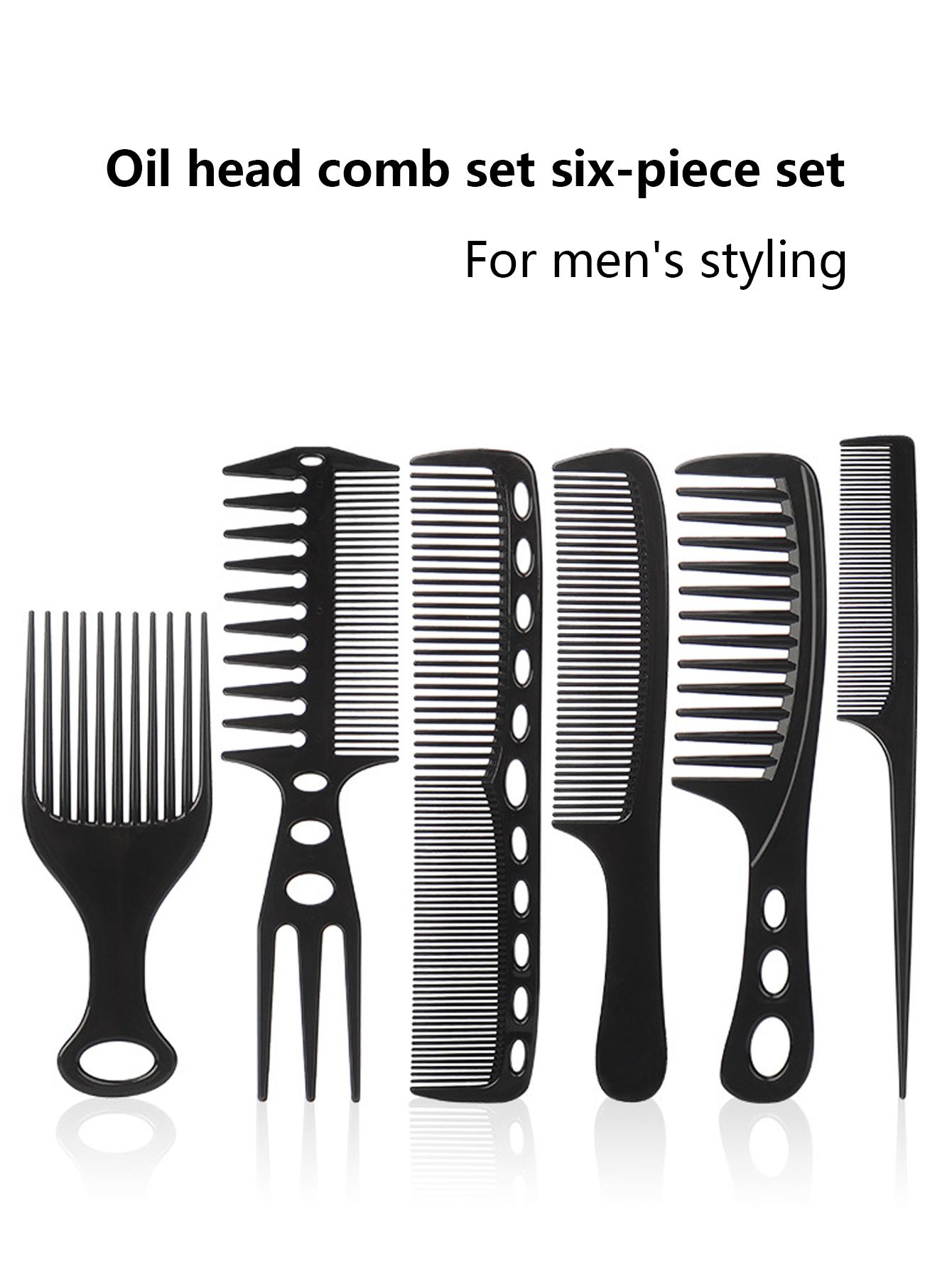 

6pcs African styling hair combs makeup combs professional oil hair combs hairstylists hairdressers Special for real hair wigs