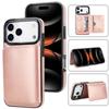 Applicable iPhone17Pro iPhone leather case15Plus Back-cover type protective case Samsung S25U Card holder