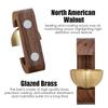 Magnet Doorbell Wood Bell Gentle Sound Bell Entrance Decorative Doorbell Wind Chimes Fridge Magnet Cute Room Decor