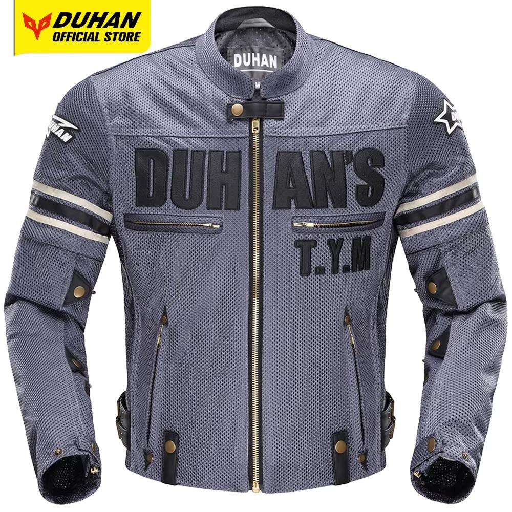 DUHAN Motorcycle Jacket Men Motorcycle Armor Protector DUHAN Pants Moto Cycling Jacket Motocross Chaqueta Summer Riding Clothes