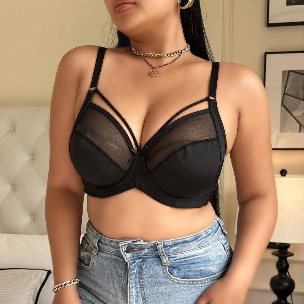 Large Breasts Make You Look Smaller and Prevent Sagging Large Size Underwear Thin Style Large Cup Sexy Bra
