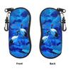 Chinese Style Crane Glasses Case Cover  Sunglasses Pouch Outdoor Trend Eyewear Bag Zipper Men Women Eyeglass Protector