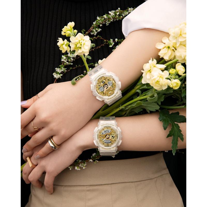 Casio Erkek Reçine 200M Suya Dayanıklı Dijital Darbeye Dayanıklı Kuvars Saat GMA-S110SG-7A