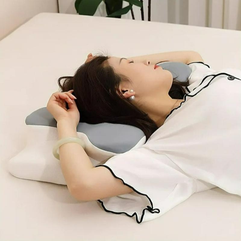 Memory Foam Pillow Cervical Pillow Neck Pain Relief Contour Ergonomic Orthopedic Neck Support for Side Back Stomach Sleeper Gift