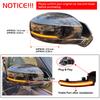 2Pcs Dynamic Rearview Mirror Indicator Lamp Turn Signal Light for Land Rover Discovery 4/LR4 L462 Range Rover Sport Evoque MK IV