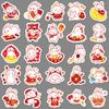 50 New Year Cute Rabbit Doodle Cartoon Cute Guka Handbook DIY Mobile Suitcase Stickers Waterproof