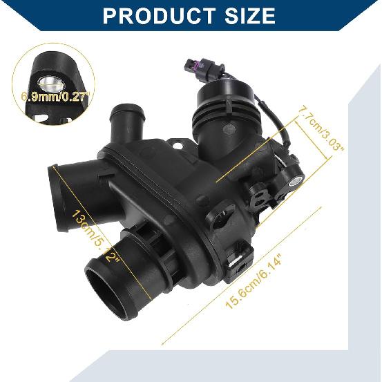 Nr. LR117568 Thermostatgehäuse für Land Rover Discovery 2017-2020 / Auto/Kunststoff Metall / 1 Stück