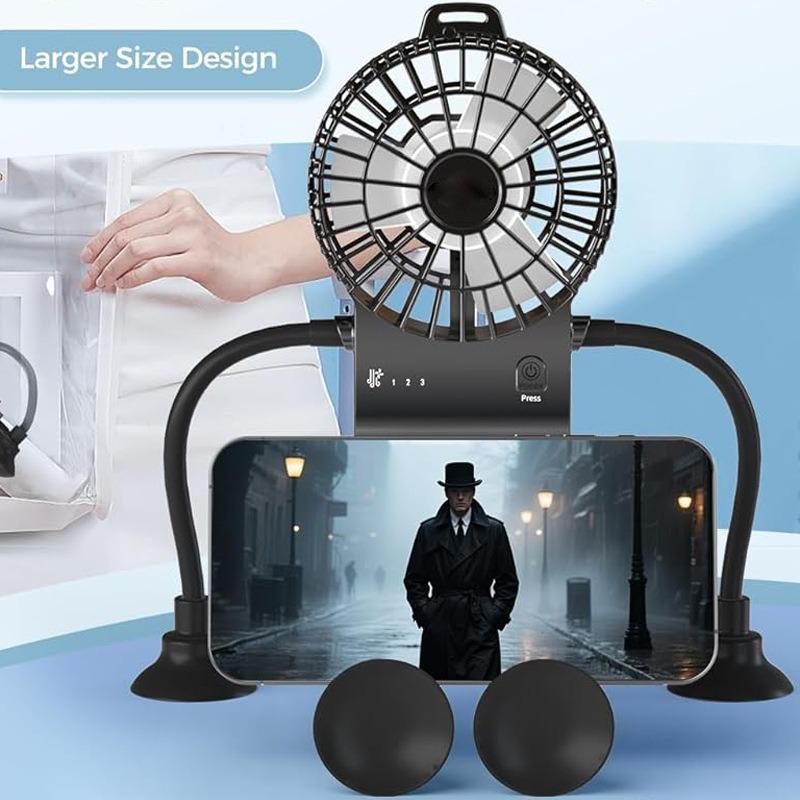 Octopus Suction Cup Mini USB Fan: Silent for Office, Dorm, Kitchen, and Desktop Use