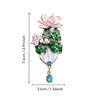 Alloy Vintage Brooch Pin Flower Pattern Women Accessory Gift Elegant Fashion Decoration