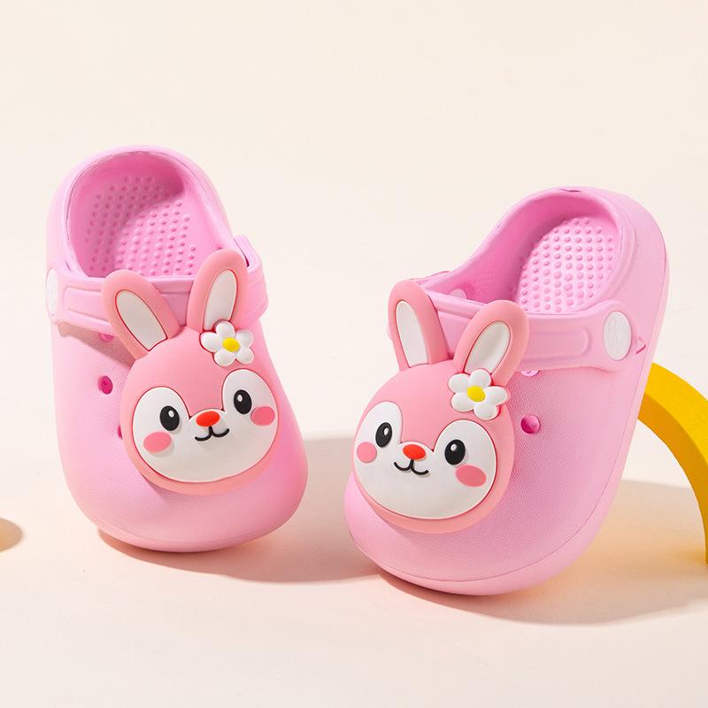 Girls Indoor Slippers with Soft Soles, Boys Shoes 130 розовый
